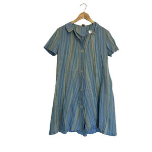 Vintage Lisanne  Distinctive Loungewear Blue Nightgown OS